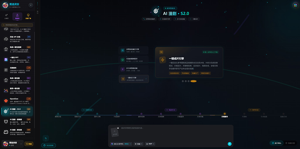 AI漫剧人物与分镜创作示例